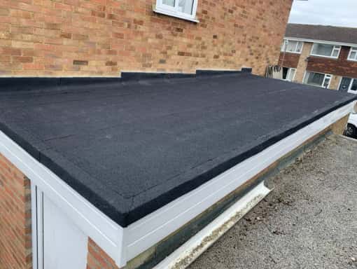 This is a photo of a flat roof installation carried out in Gravesend, Kent. Works have been carried out by Gravesend Roofing