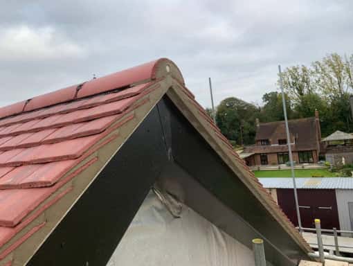 This is a photo of a roof recently installed carried out in Gravesend, Kent. Works have been carried out by Gravesend Roofing